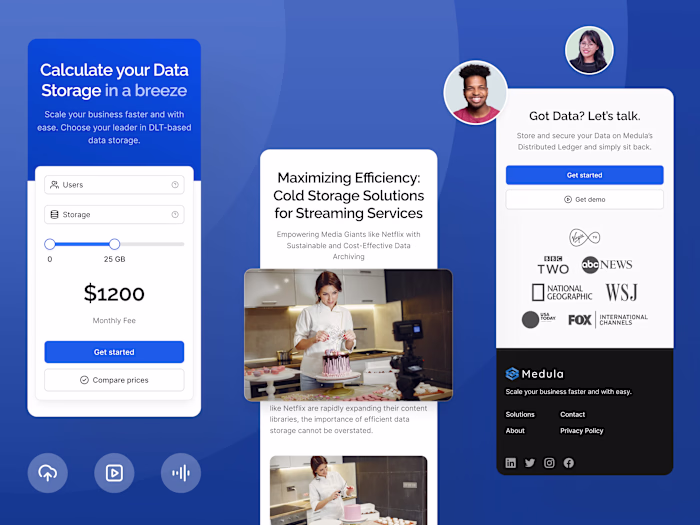 Cold Storage UX/UI & Webflow Design
