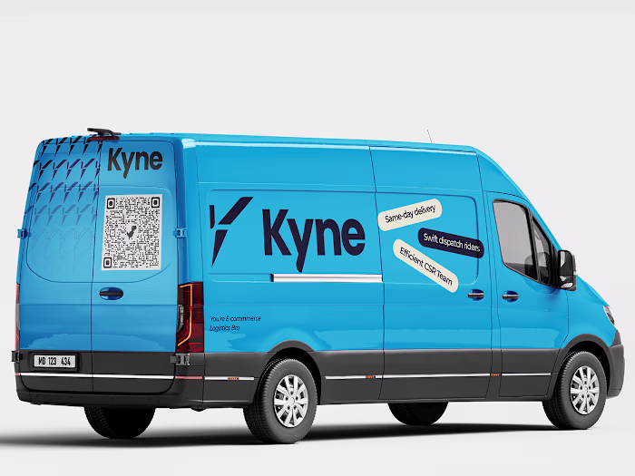 Brand Identity Design for Kyne (Logistics & Delivery)