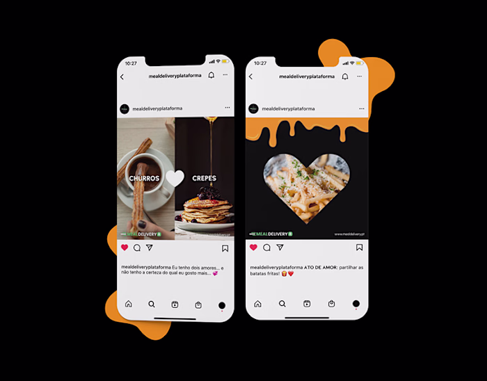 Rebranding/Social Media — Meal Delivery on Behance