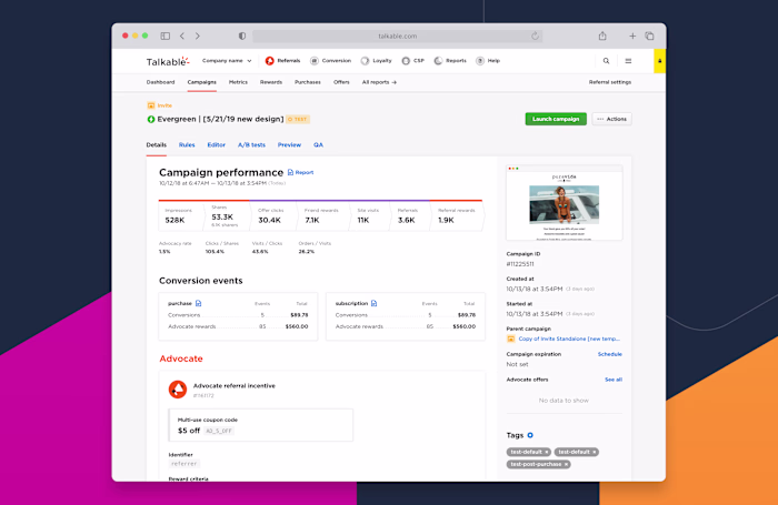Talkable / Lead Product Designer