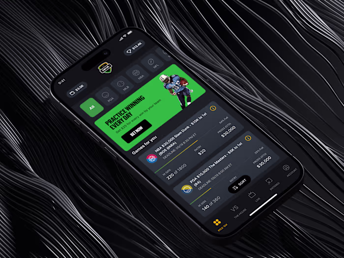 NHA Sports Betting Mobile App Redesign | iOS & Android