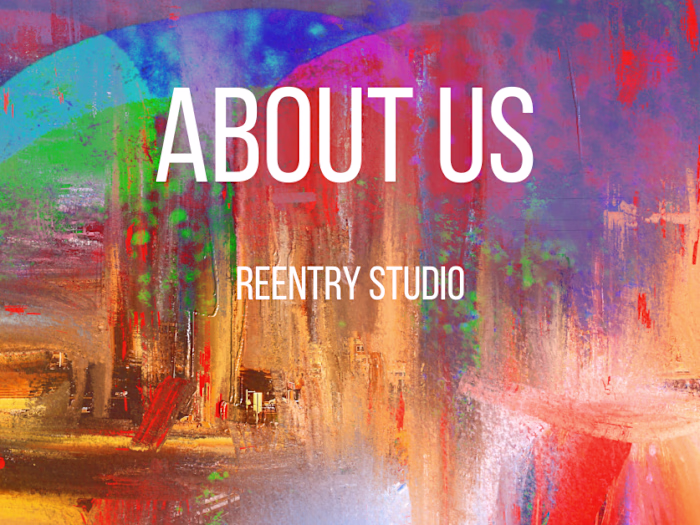 About Us Page for Reentry Studio