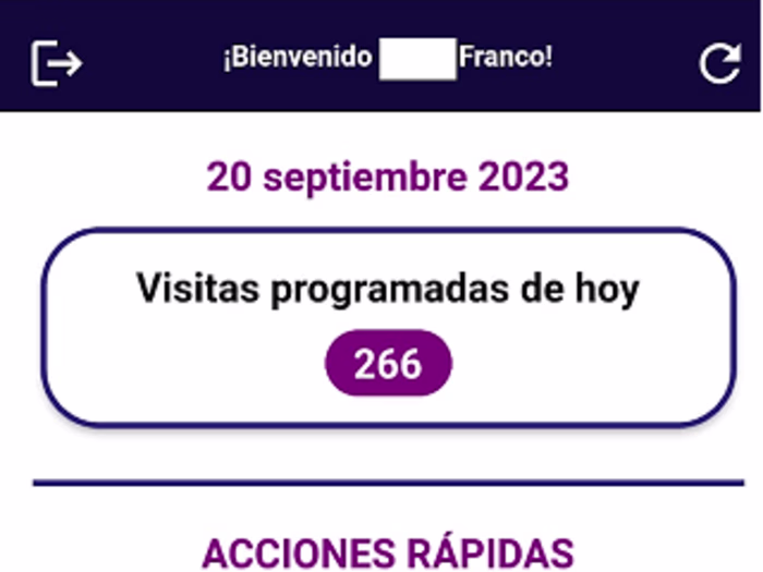 Salespeople / Delivery App development and integration with ERP