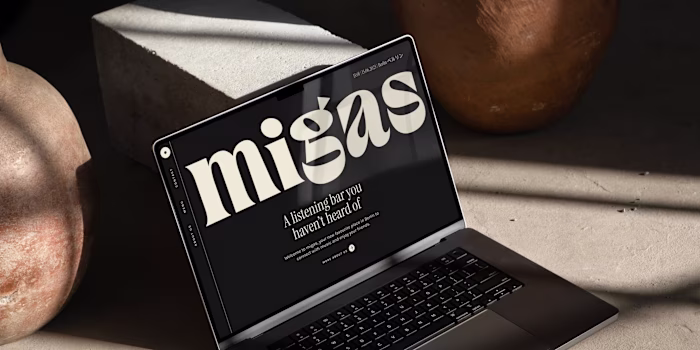 Migas, a listening bar brand