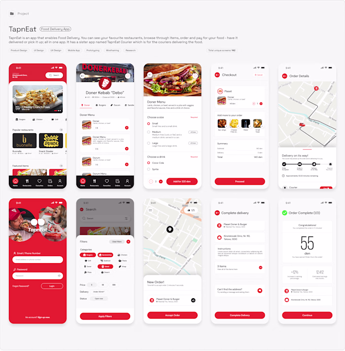 TapnEat is an app that enables Food Delivery. You can see yo...