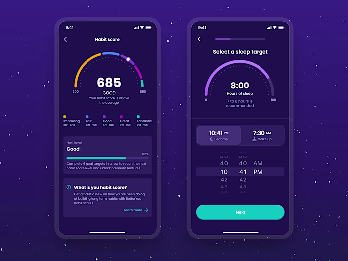 Habit Building & Tracking App Redesign