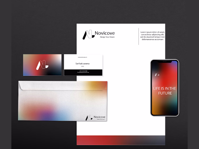 Brand Identity for Novicove design