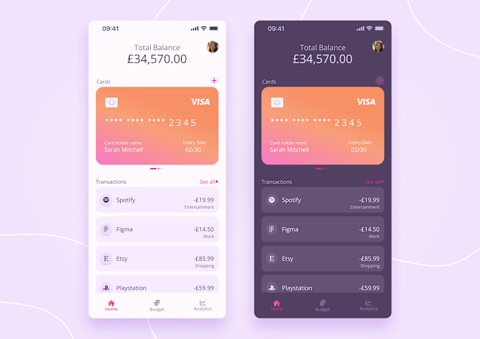 Budgeting App Design