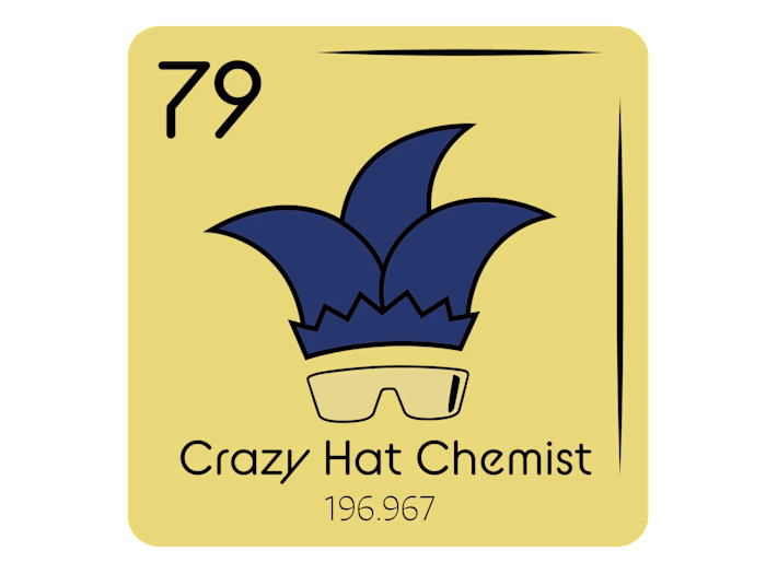 Crazy Hat Chemist Brand Design