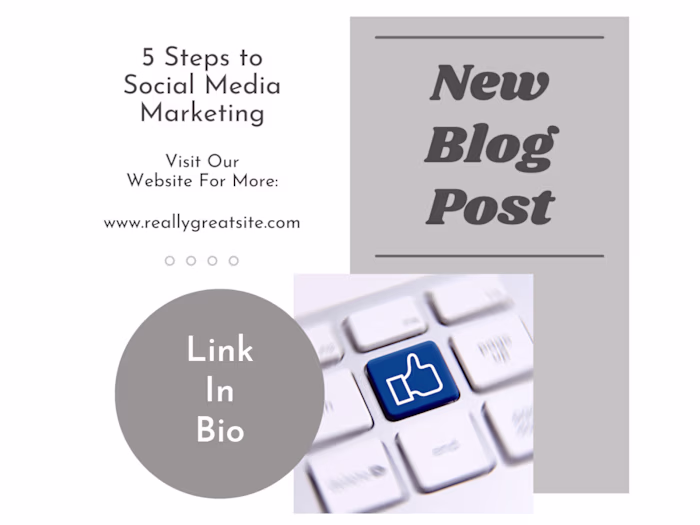 Blog Post: 5 Steps to Social Media Marketing