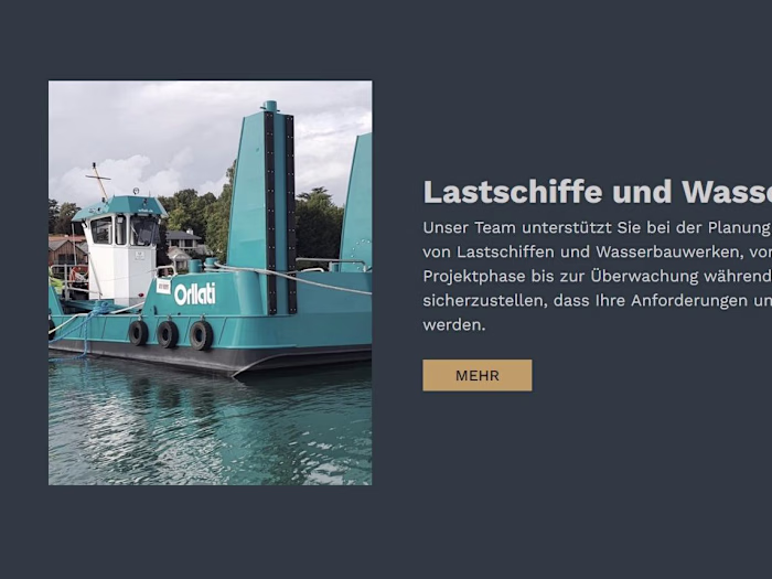 Website Redesign for a Naval Architecture company