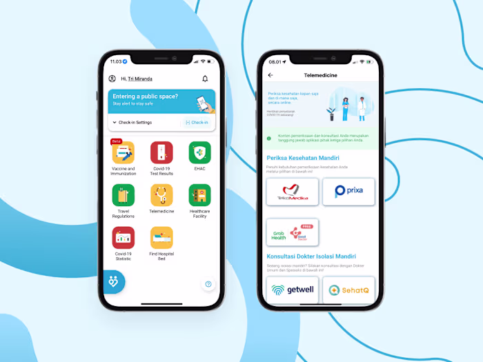 Observing PeduliLindungi’s Telemedicine Page