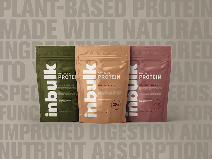 inbulk Protein Powder Brand Design: Behance
