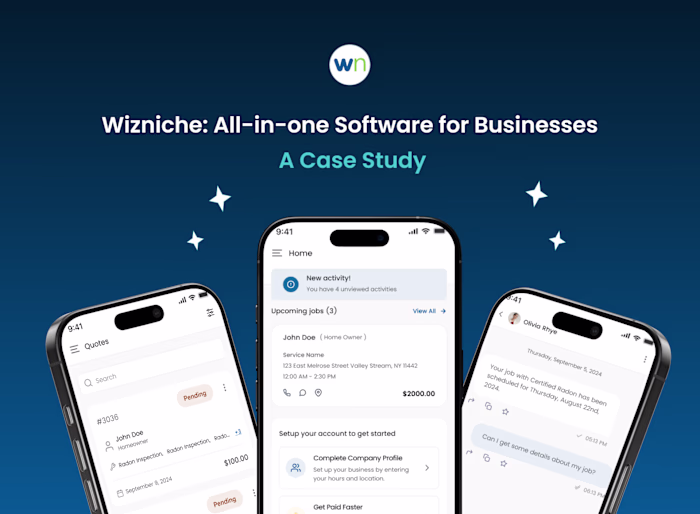 Wizniche is a B2B platform