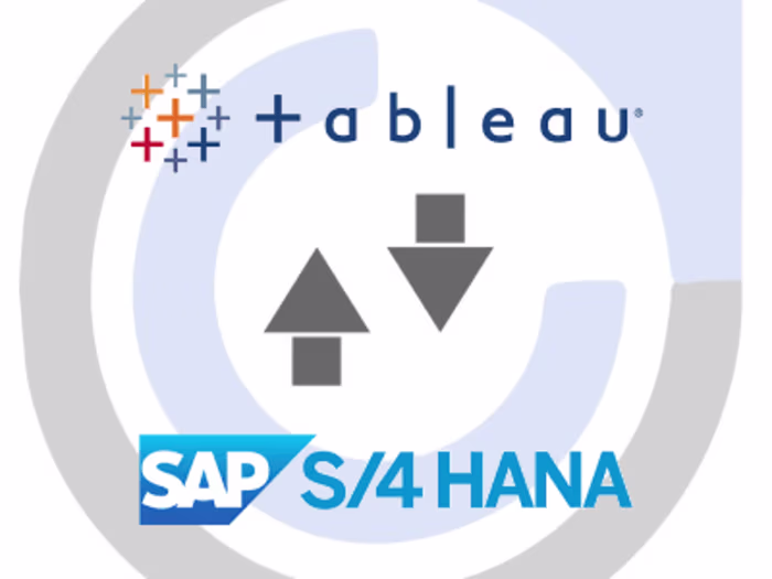 SAP Data Model development for Financial Tableau Dashboard