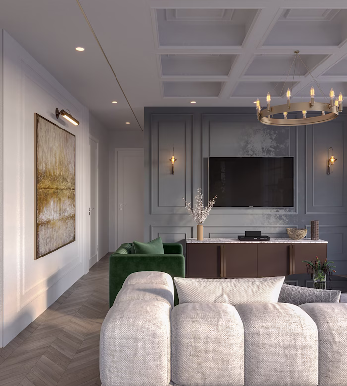 AMERICAN STYLE LIVING ROOM on Behance