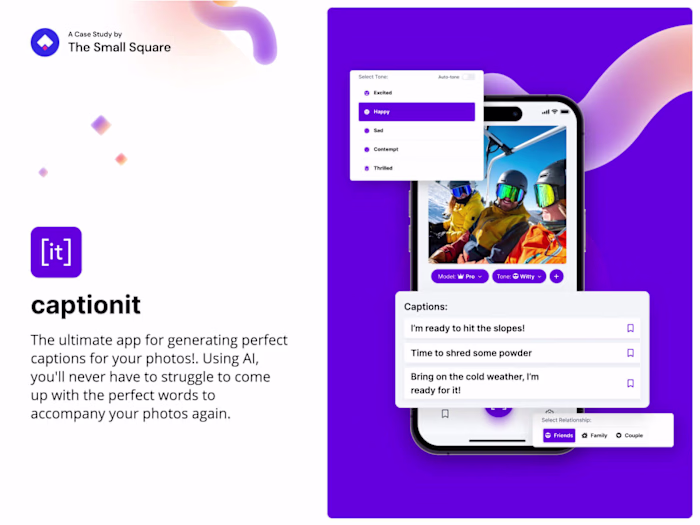 captionit! App - Captioning AI Application