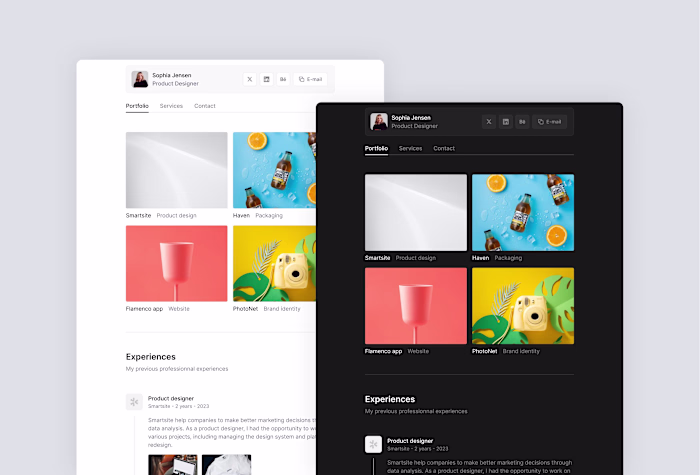Theofolio - Portfolio Website