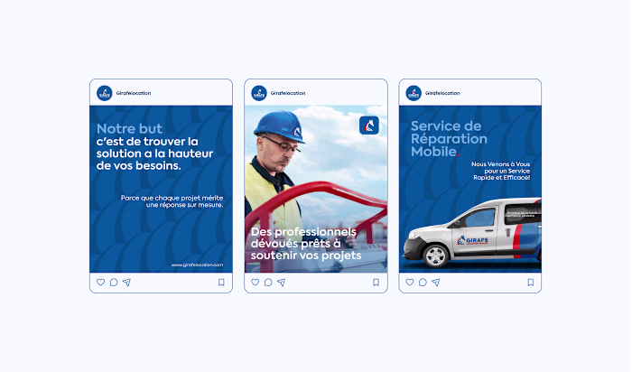 Girafe Location | Logo & brand Identity design