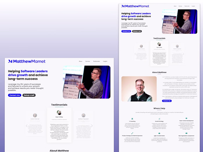 Growth & Leadership Coaching | Matthew Mamet