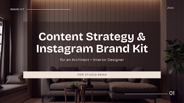Content Strategy & Instagram Brand Kit :: Behance