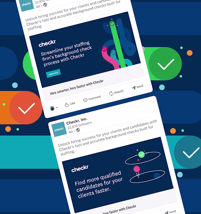 Staffing Audience Campaign at Checkr