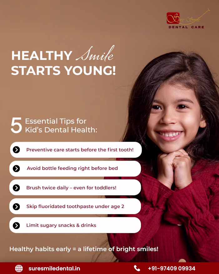 Essential tips for kid's dental health