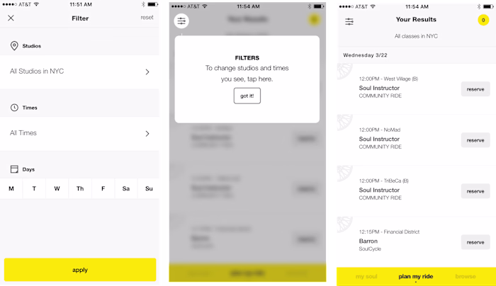 Product lead for SoulCycle iOS app