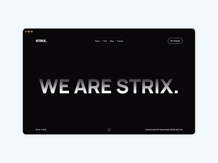 The agency website - Built in Framer