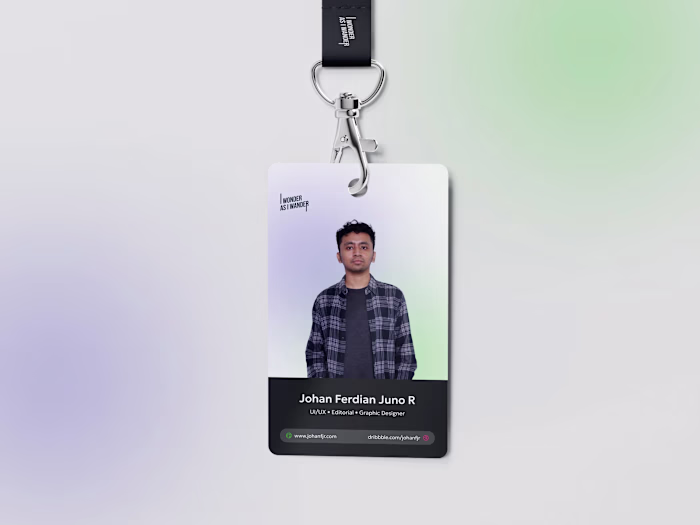 Lanyard Card • Branding Design 🃏