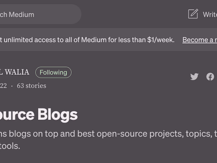 List: Open-Source Blogs | Curated by MRINAL WALIA | Medium