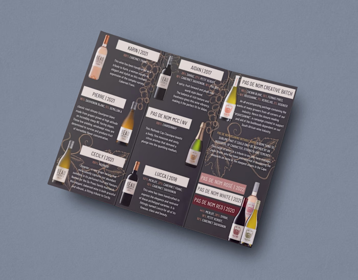 BEAU CONSTANTIA: A TASTEFUL WINE BROCHURE