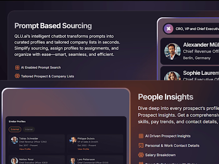 Qlu.ai – AI-Driven Executive Search Platform