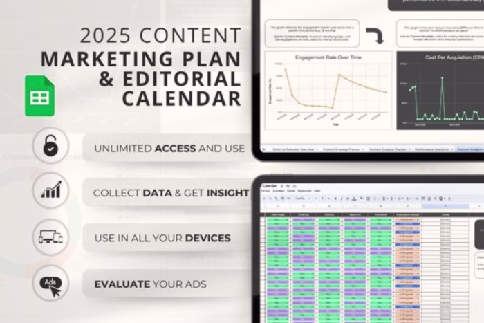Content Marketing Plan & Editorial Calendar for 2025