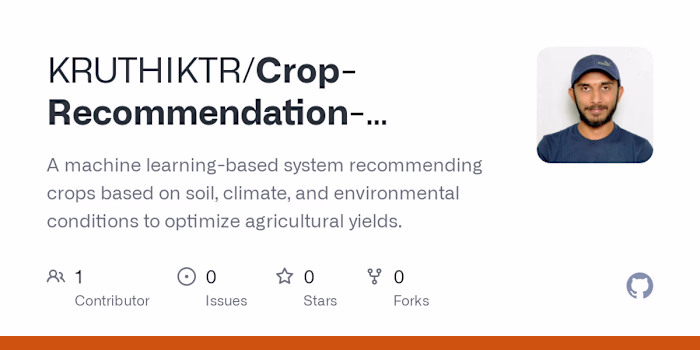 Machine Learning-Based Crop Recommendation System