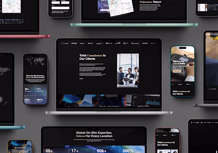 Wix Studio Web Design for Milestone🏛️