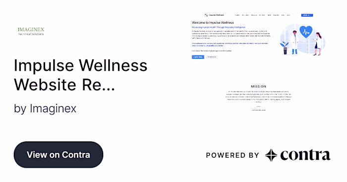 Impulse Wellness Website Redesign