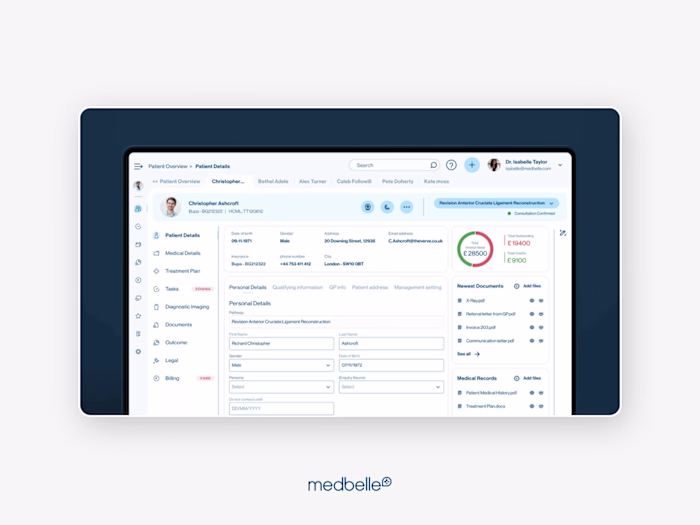 Designing Medbelle OS for Enhanced Clinical Workflows