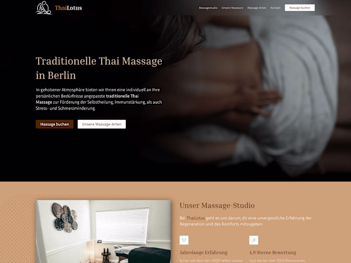 ThaiLotus | Framer Design & Development, Responsive Design