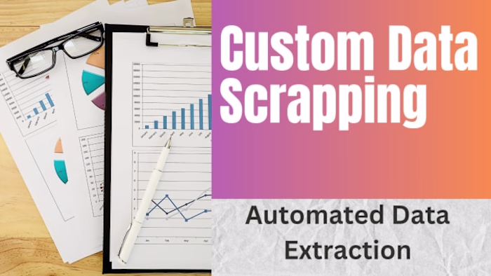 Custom web data scraping and precise automated data extr…