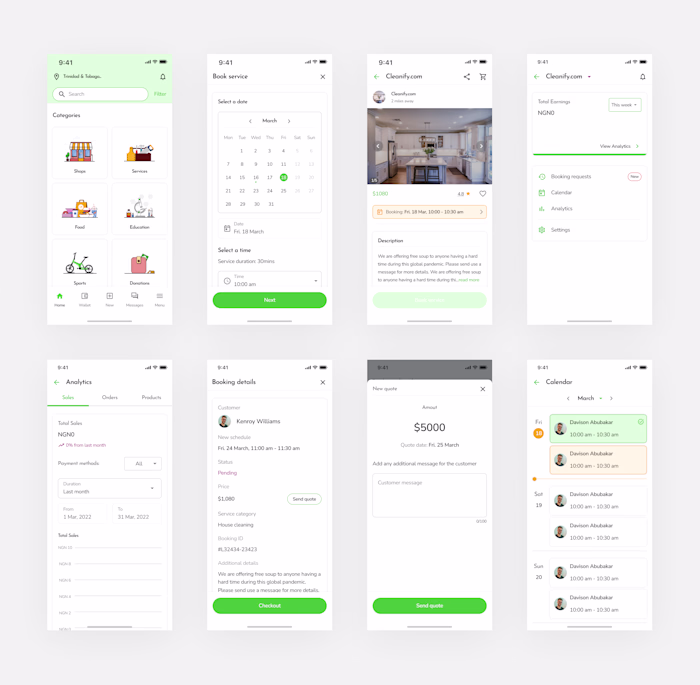 Redesigning a new service booking experience - LUHU