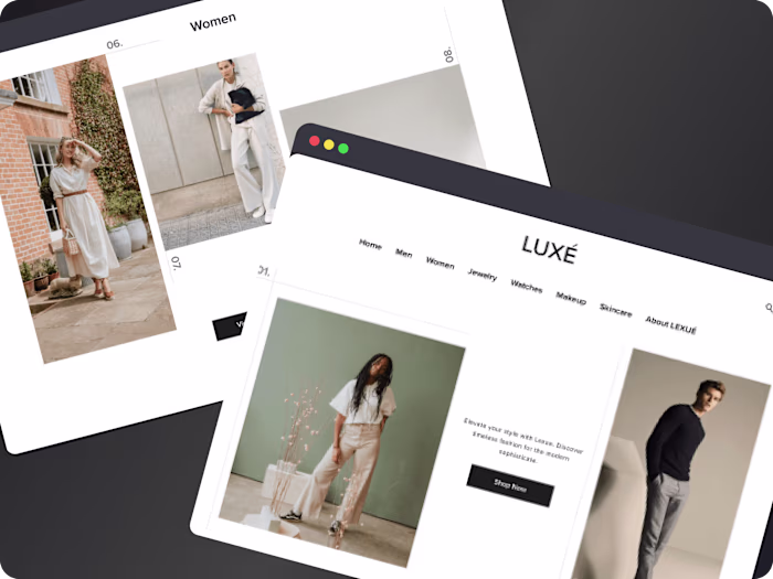 E-Commerce Landing Page – Crafted in Figma