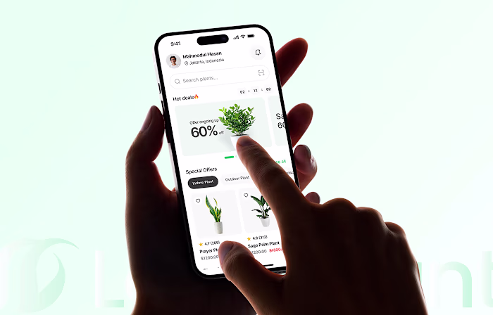 Leafy | Plant E-commerce App Design