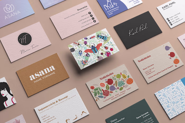 Share your contact with a business card