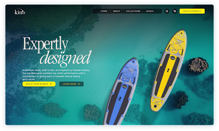 Kino Outdoor — Sports eCommerce