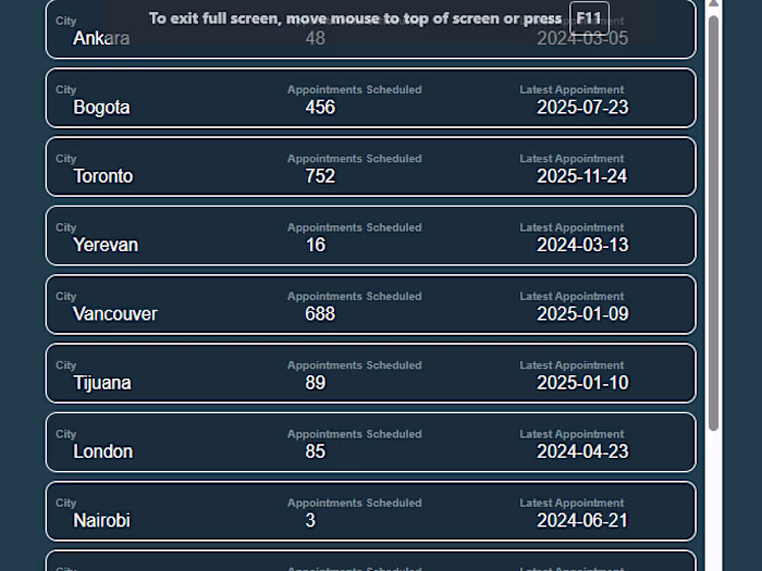 Automated Visa Rescheduling Browser Extension