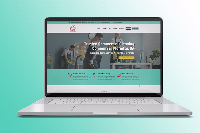 Designing a High-Trust Website for a Cleaning Service