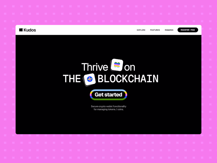 Brand Identity for a Web3 creator platform: Kudos