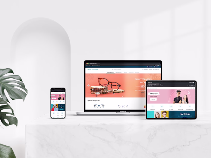 Optics Haven Website Design & Development