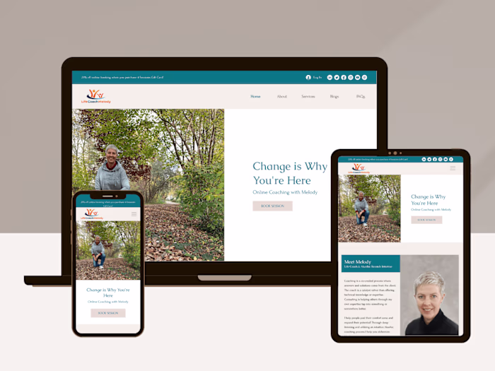 WIX Studio | Life Coach | Web Design and Development